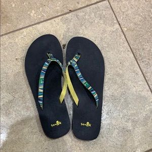 Sanuk flip-flops